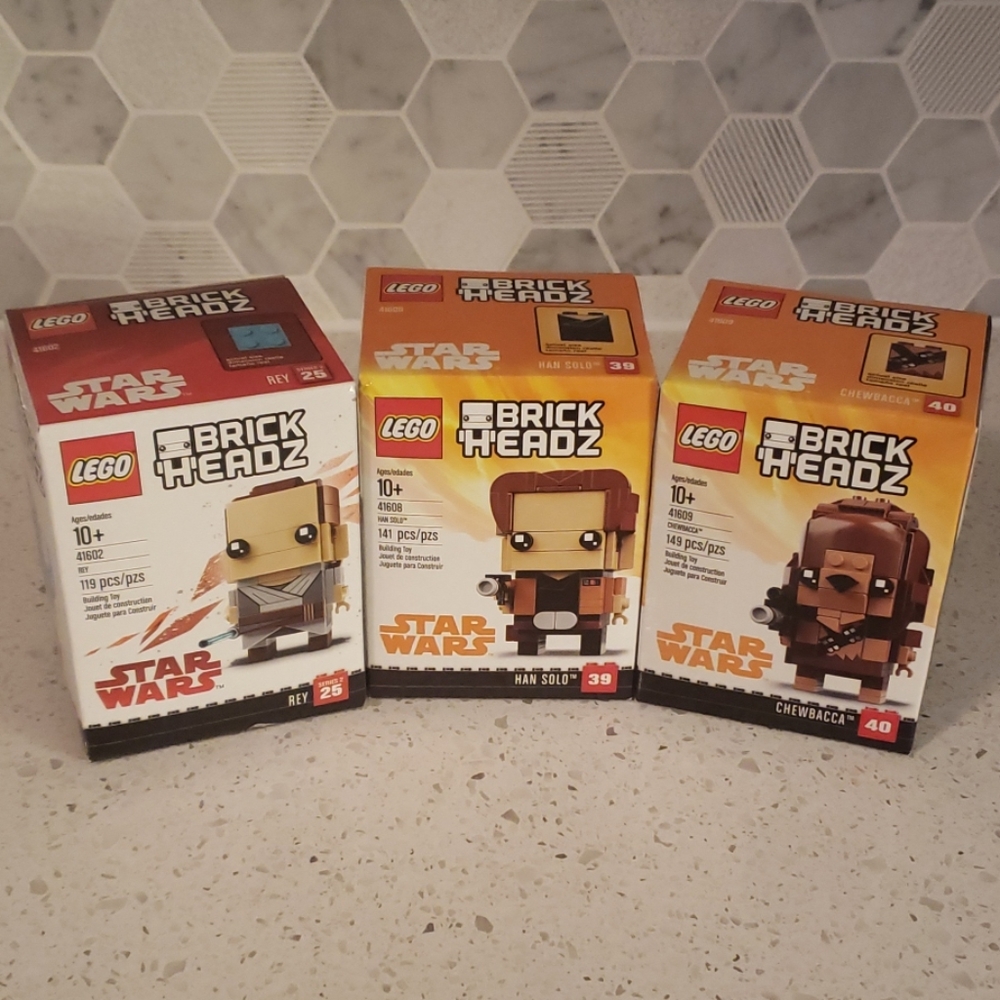 NIB Brickheadz Star Wars Lot